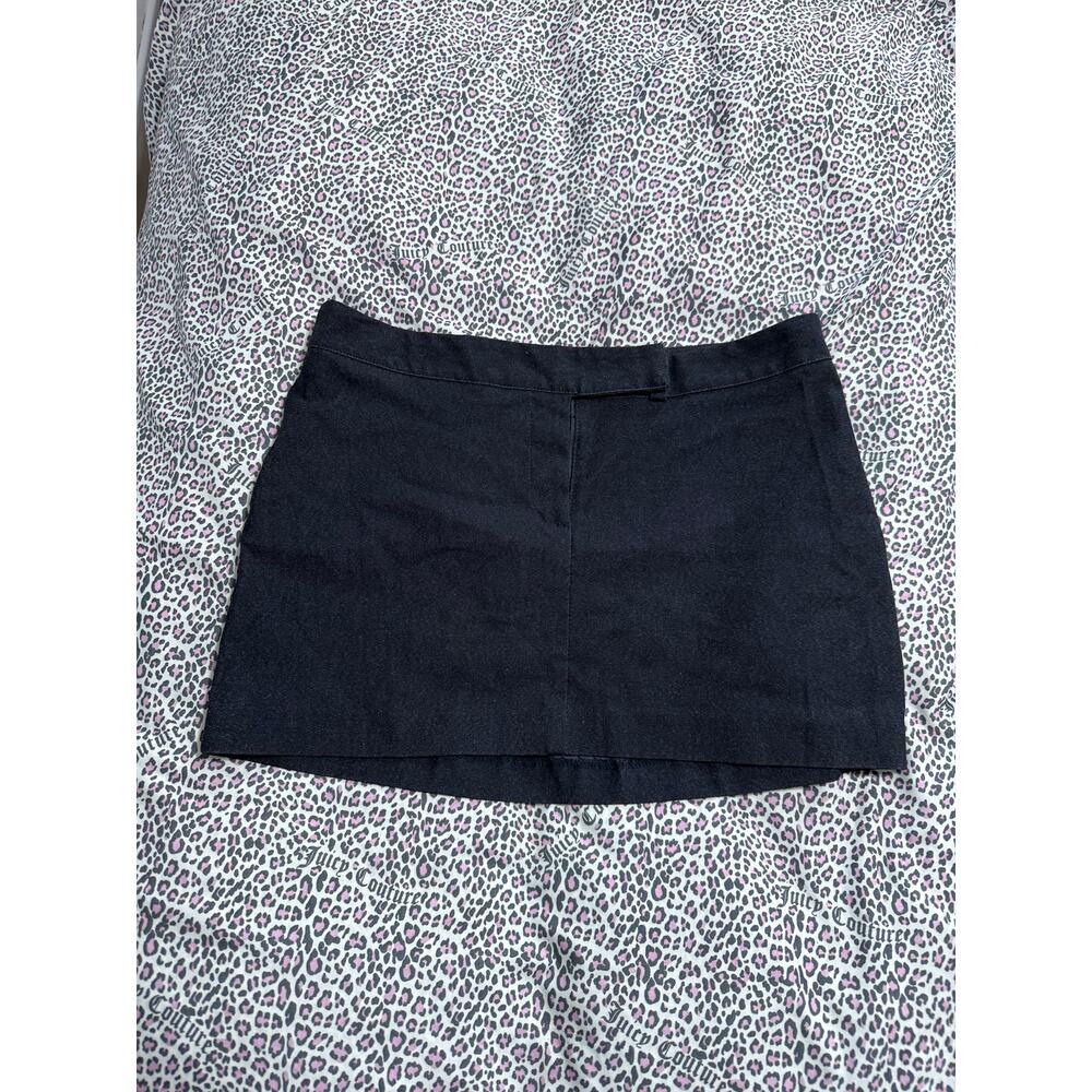Vintage Y2K Wet Seal Women's SZ 1‎ Black Micro Mini Skirt Schoolgirl Baddie